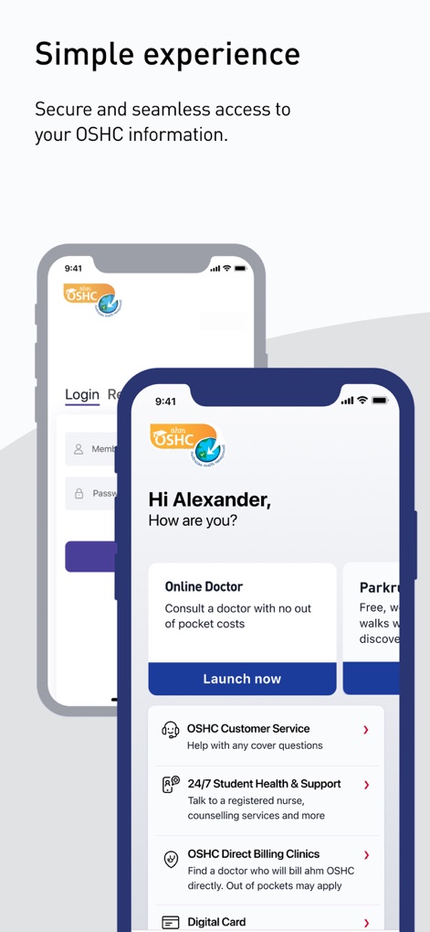 ahm OSHC - App de Salud y forma física | MWM