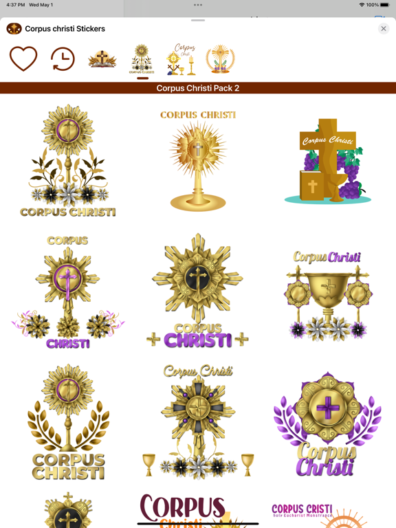 Screenshot #6 pour Corpus Christi Stickers