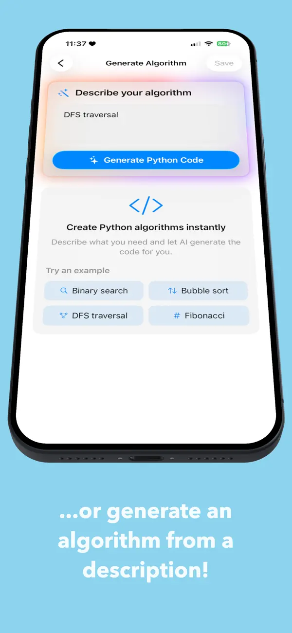#4. AlgorithmMan (iOS) 由: Aadit Bagdi
