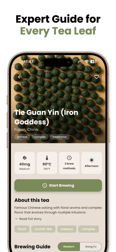 Teafinity: Tea Timer & AI ID - Food & Drink App | MWM