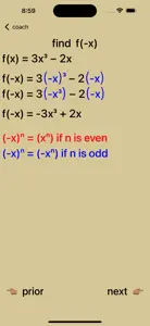 Even and Odd Polynomials screenshot #9 for iPhone
