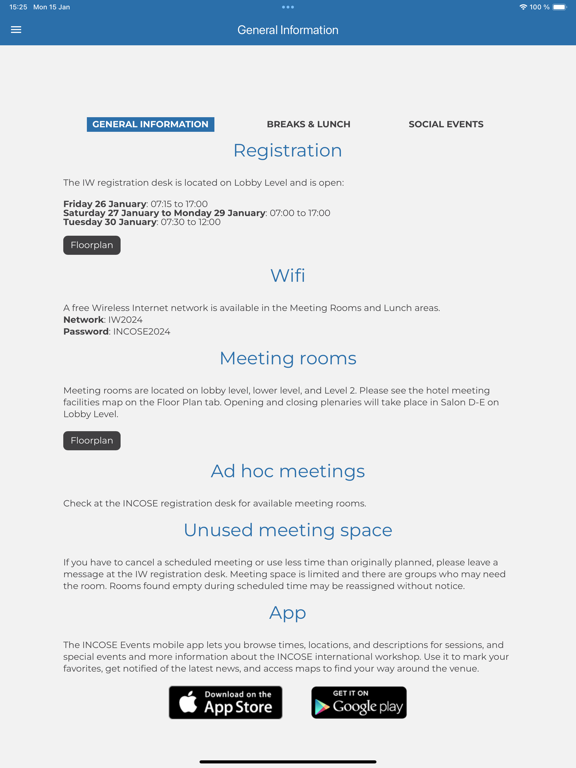Screenshot #5 pour INCOSE Events