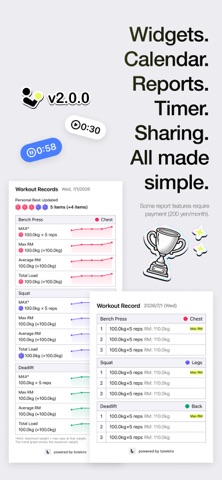 Workout Log App - torekiro Screenshot 4 of 6