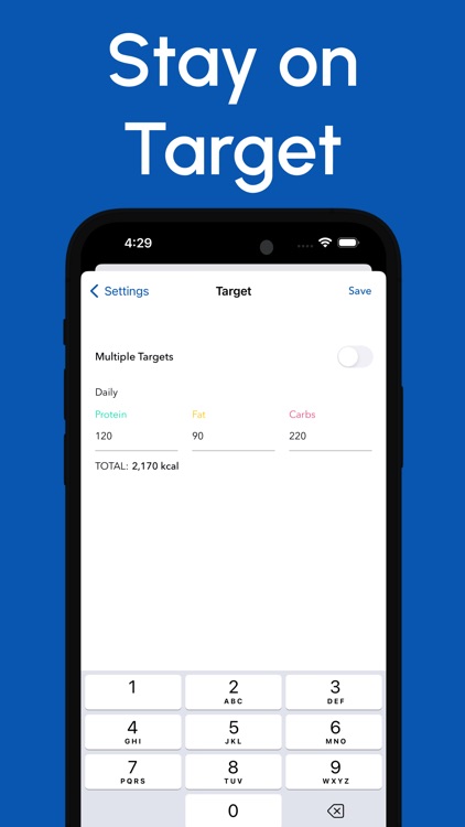 Food Macro Calculator: Makro screenshot-3