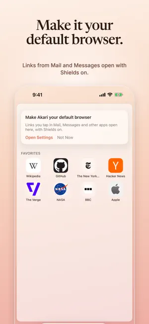 Akari: Browser with Ad Blocker screenshot 4