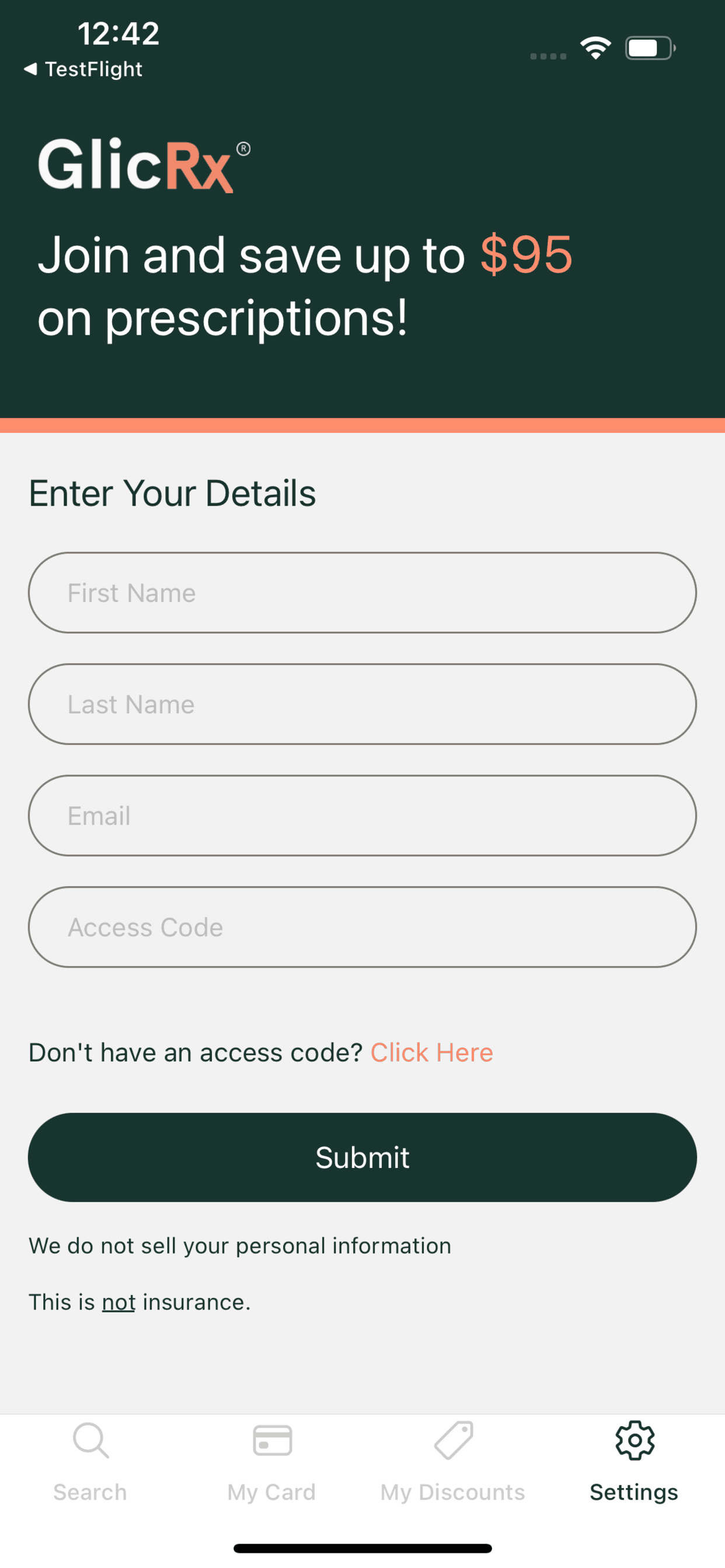 GlicRx screenshot 3