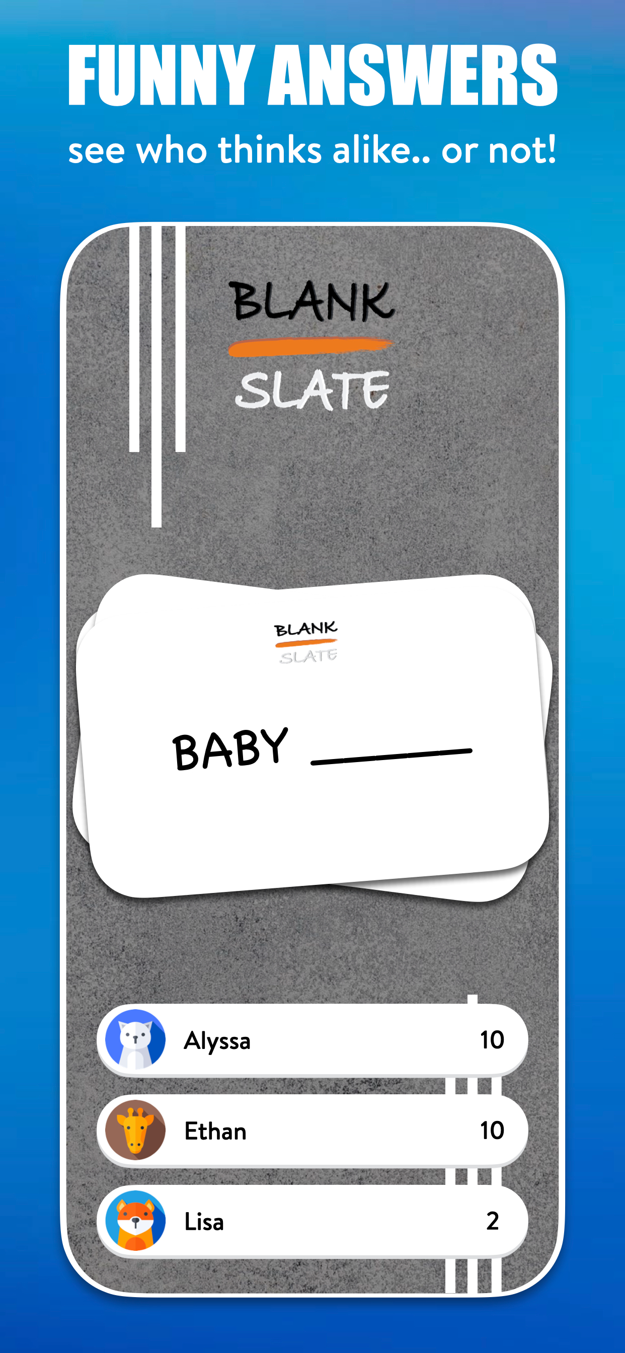 Blank Slate - Party Word Game