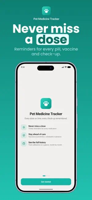 Pet Medicine Tracker screenshot 1