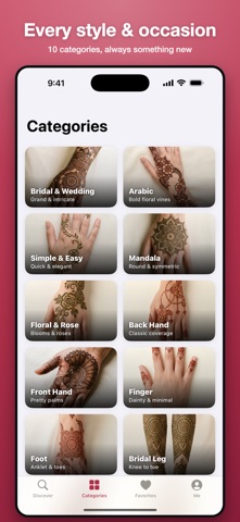 Hennara: Mehndi & Henna Art iPhone screenshot