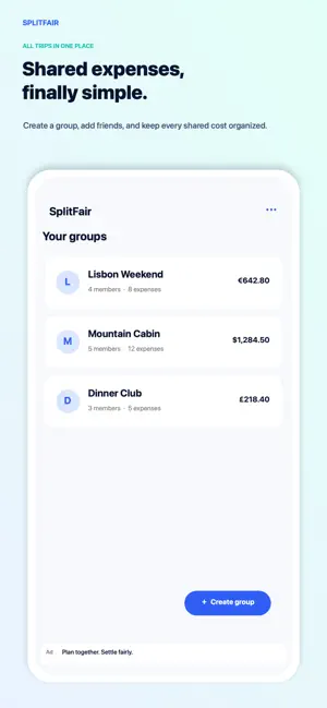 SplitFair: Split Expenses screenshot 2