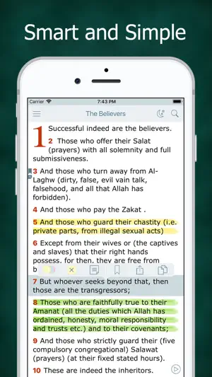 Noble Quran in English & Audio screenshot 1