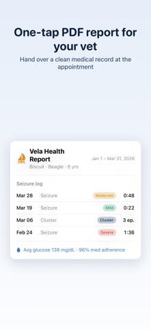 Vela: Pet Seizure Tracker Screenshot 6 of 6