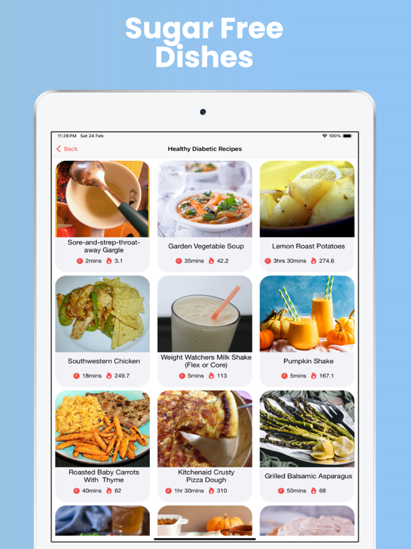 Diabetic Recipes: Healthy Diet iPad screenshot 5 - Food & Drink app