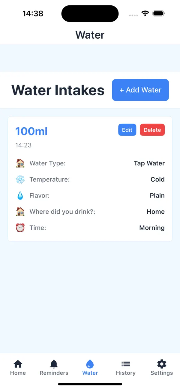 #1. H2OBuddy: Fasting & Water Logs (iOS) By: Umit UZ