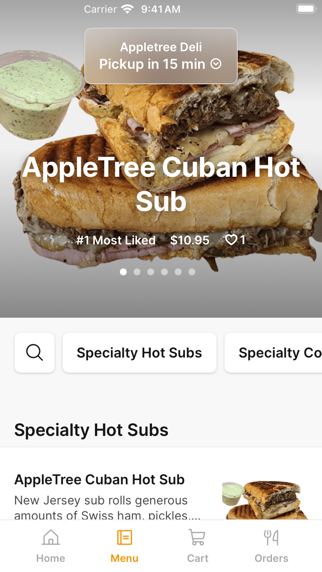 Appletree Deli iPhone screenshot 2 - Food & Drink app