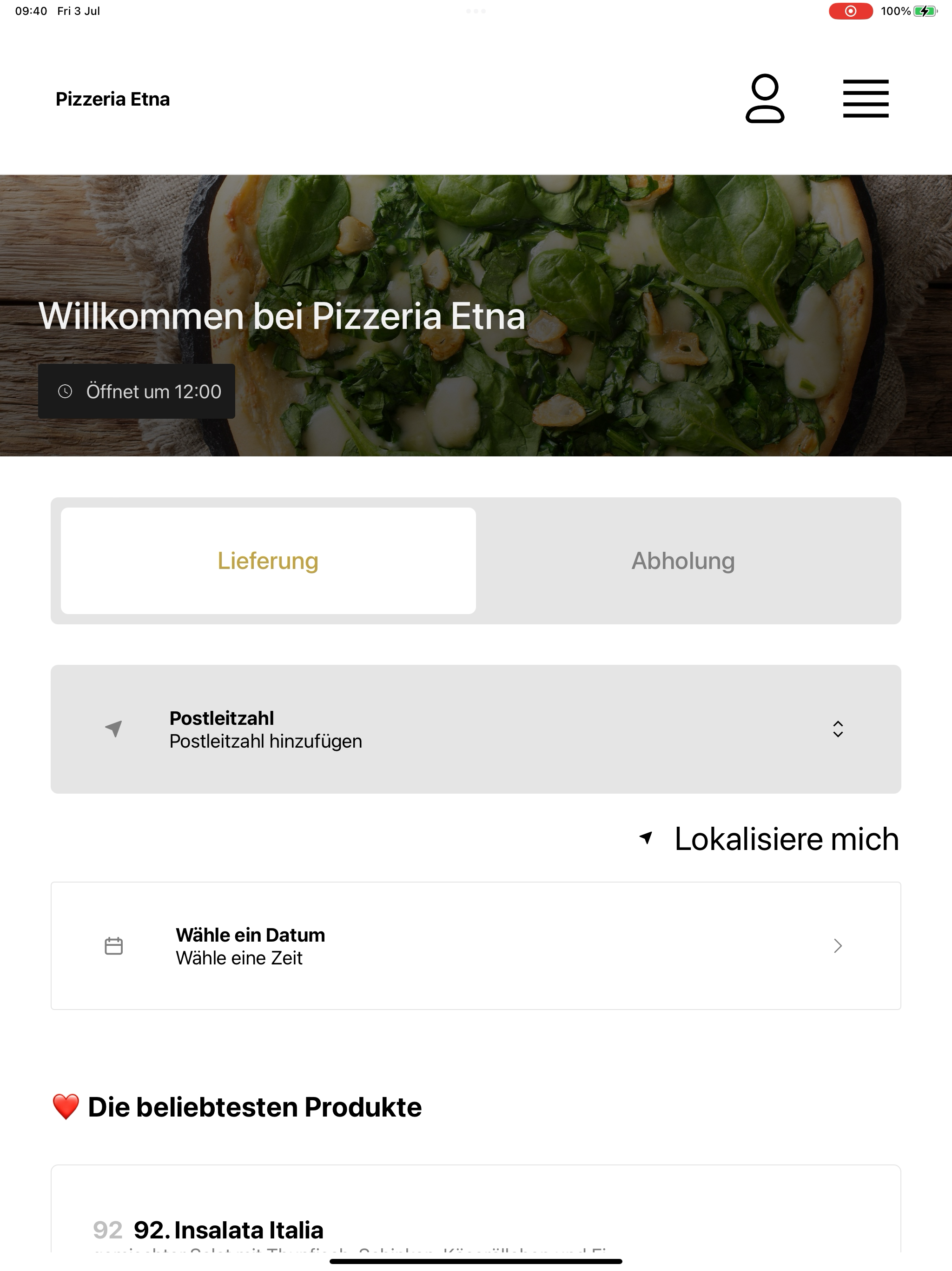 Pizzeria Etna