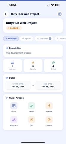 Duty Hub iPhone screenshot