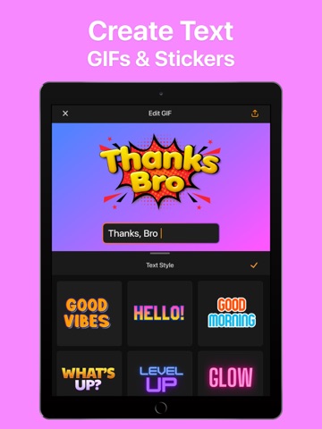 GIF Maker - Memes & GIFs iPad screenshot