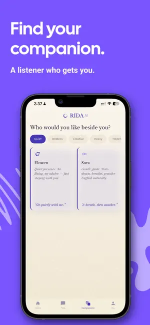 RIDA AI - Mood Chat & Vent screenshot 2