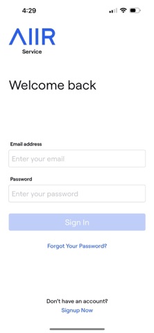 AIIR Products Service Aid screenshot