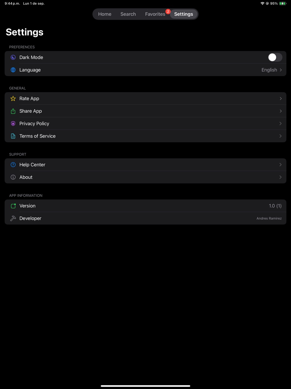 iPad screenshot