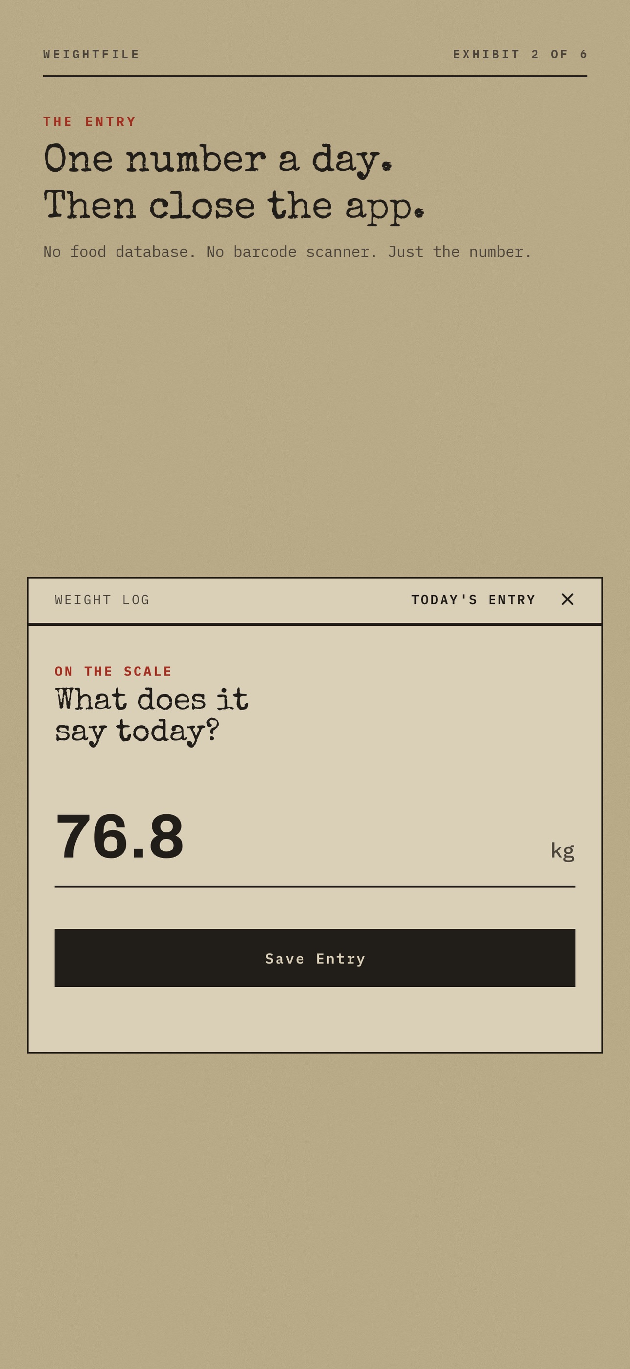 Screenshot 2 of Weightfile: Weight Tracker