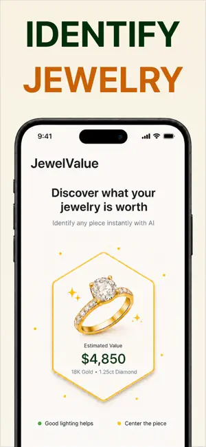 Jewelry Identifier: JewelValue screenshot 1