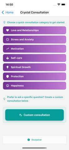 Crystal Consultant screenshot