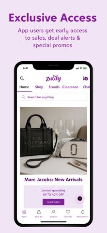 Zulily app screenshot 2