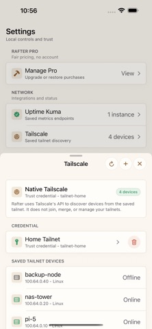 Rafter Homelab Console Screenshot 5 of 6