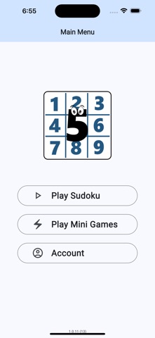 Sudoku Fun & Mini Games Screenshot 1 of 7