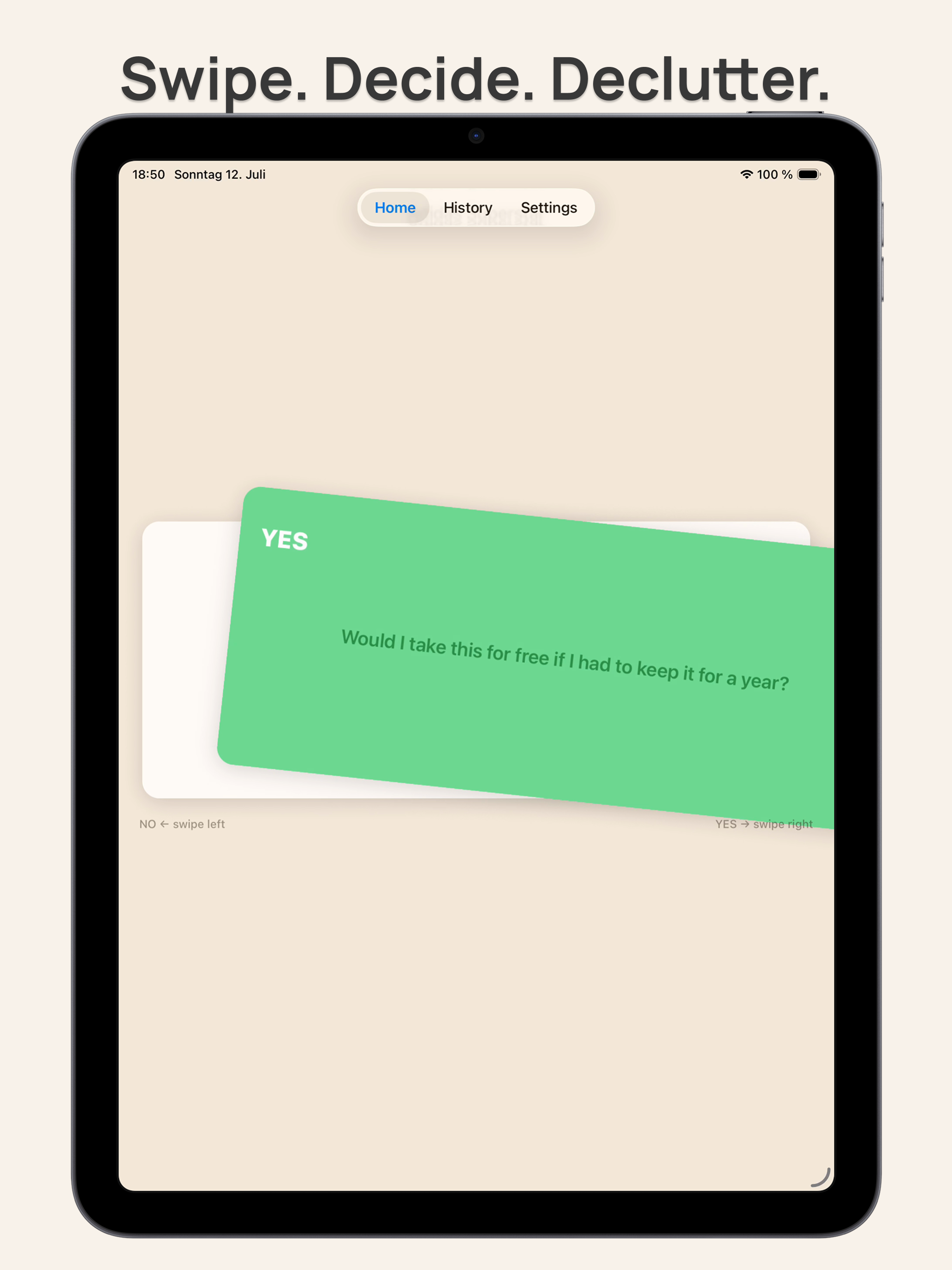 Declutter Swipe screenshot 4
