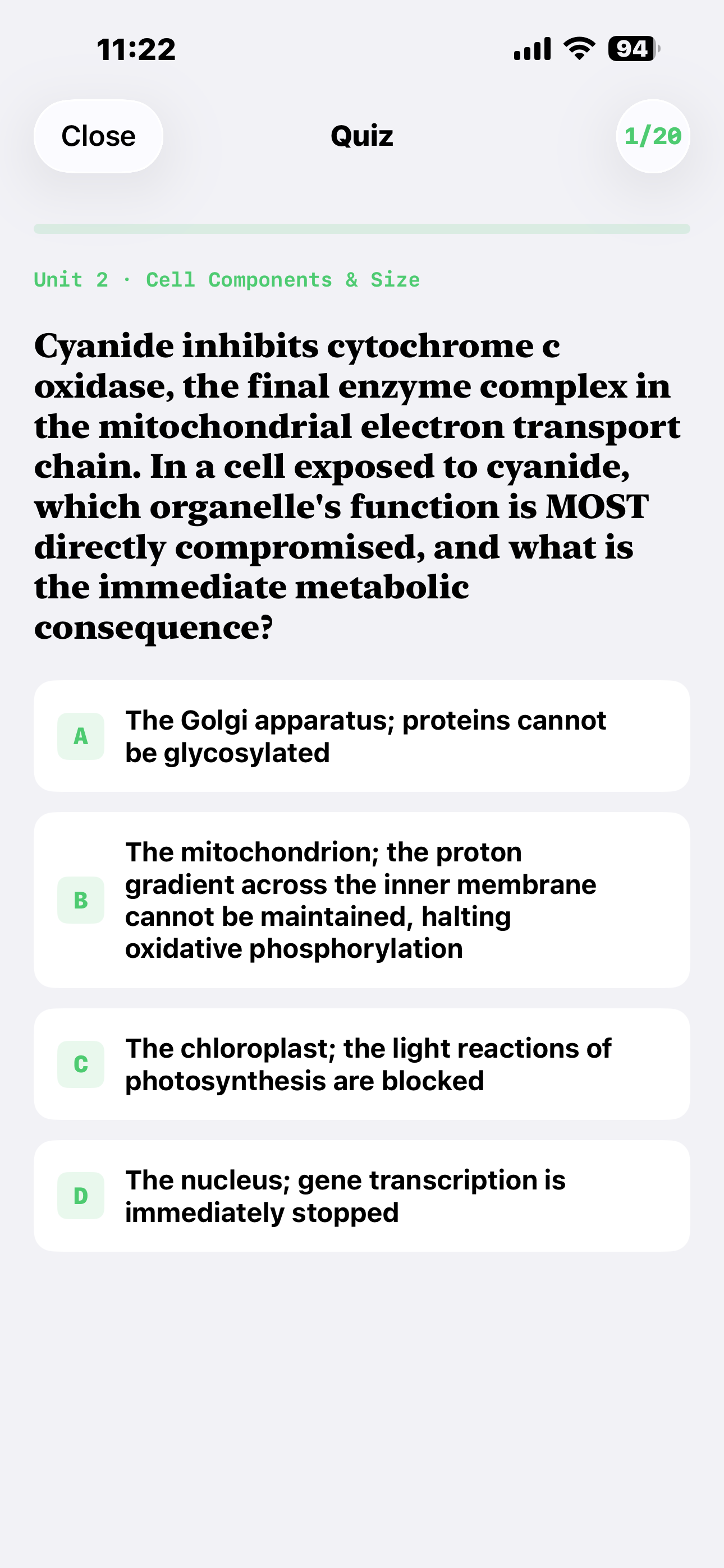 AP Biology Flashcards