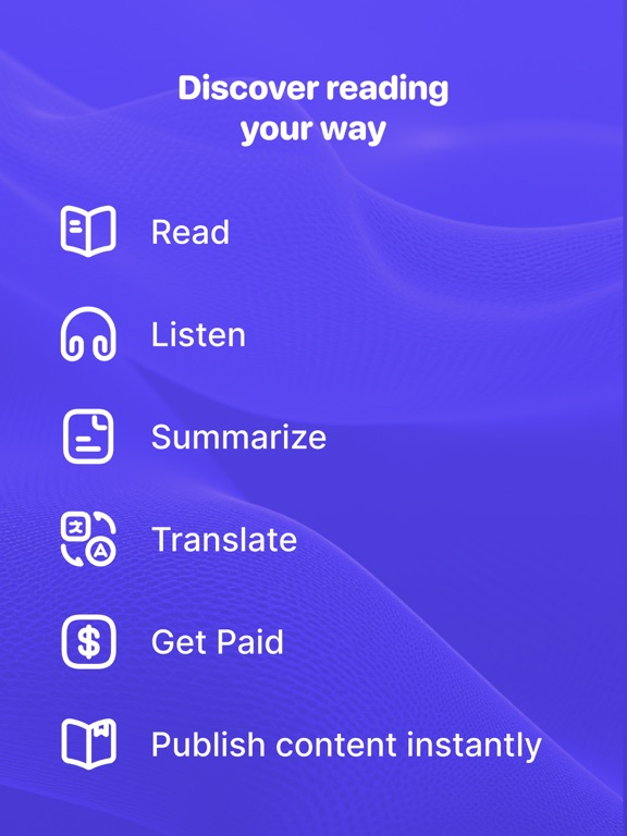 Soundbook Audio: Books & Music iPad screenshot 4 - Book app