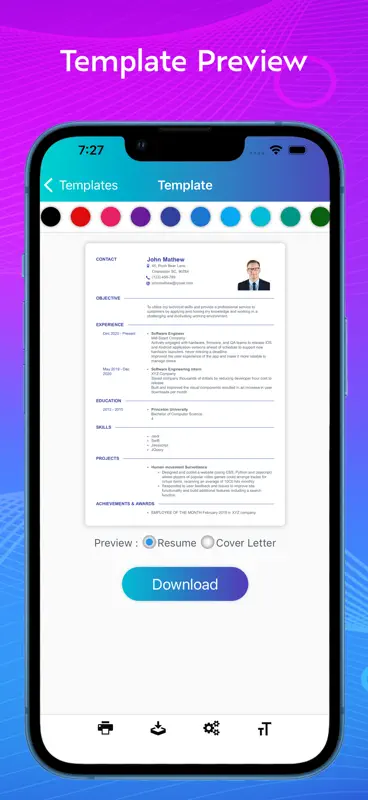 CV Maker , Resume Maker screenshot 3 of 10