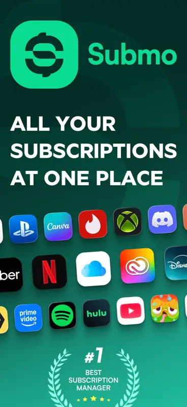 Cancel Subscriptions: Submo screenshot 1 of 7