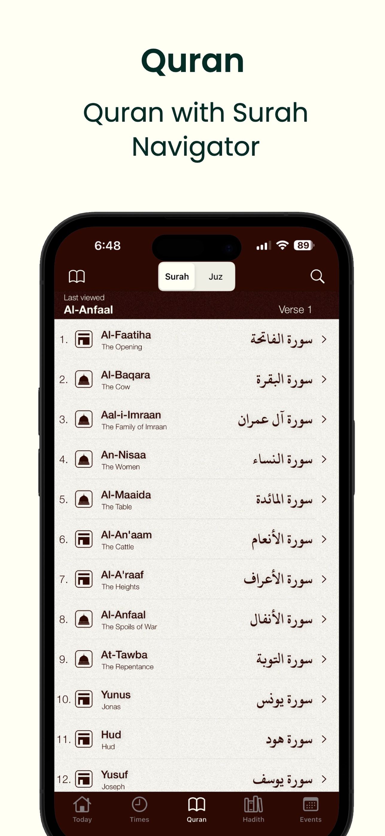 Screenshot 4 of Prayer Times Qibla Compass Pro