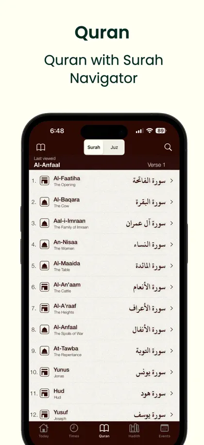 Captura 4 de 6 de Prayer Times Qibla Compass Pro