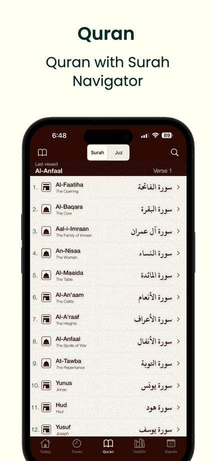 Prayer Times Qibla Compass Pro 的 App Store 截图 4