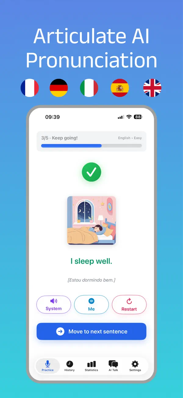 #1. Articulate: AI Pronunciation (iOS) Által: ANDREI RUSTI