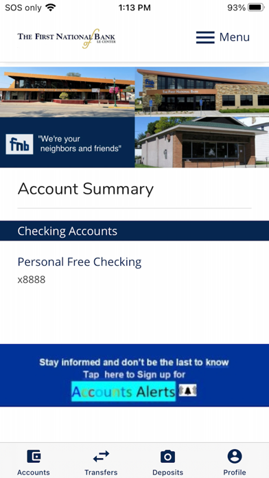 FNB Le Center iPhone screenshot 2 - Finance app