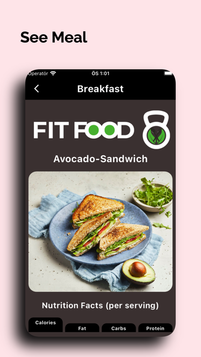 Fit Food App Screenshot