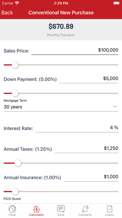 Listerhill Mortgage App Screenshot