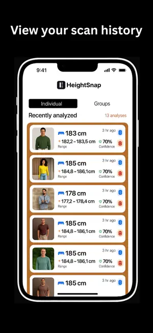 Height Measure - HeightSnap screenshot 3