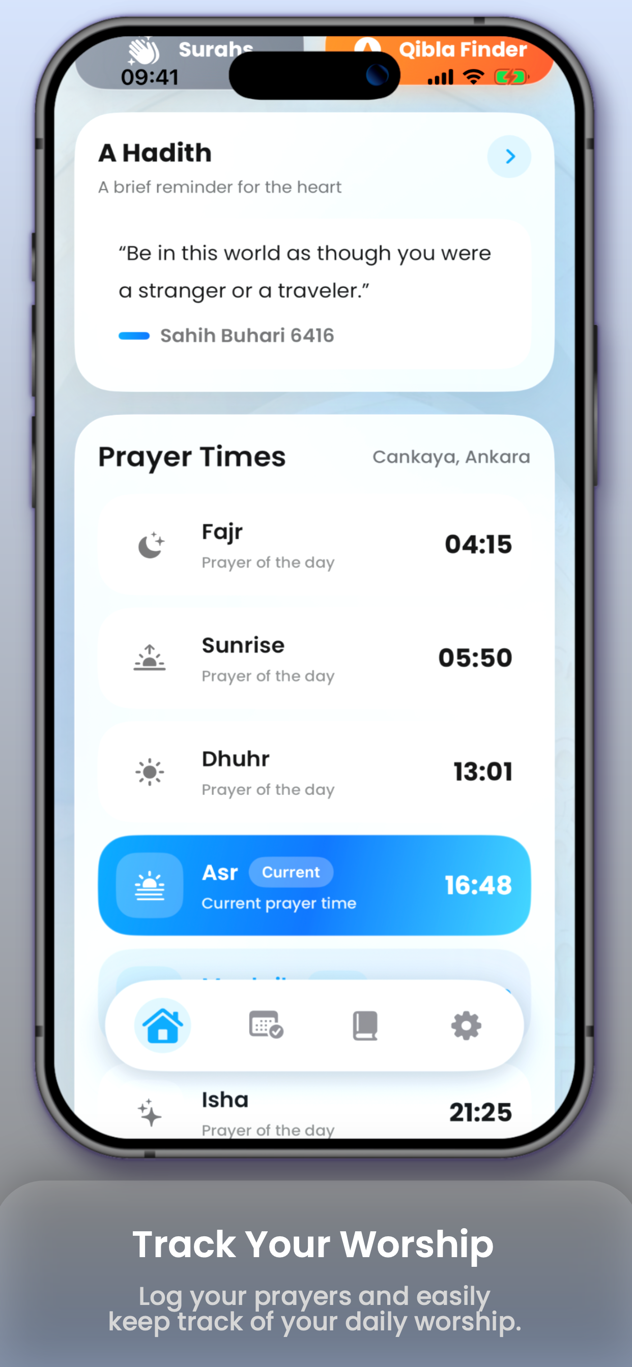 Prayer Times, Qibla & Quran screenshot 2