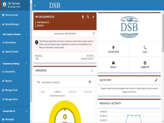 MyDSBMobile iPad screenshot 3 - Finance app