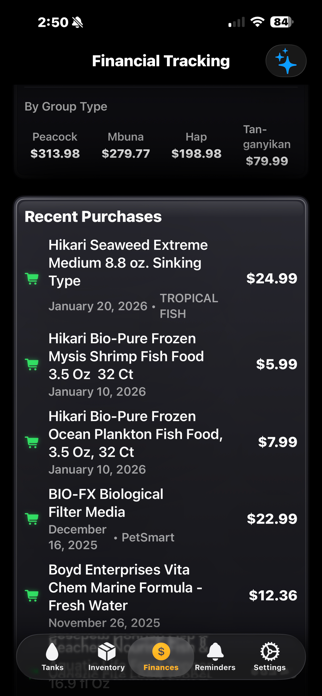 Cichlid Log Pro Screenshot 8 of 10