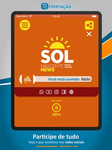 Sol Nascente News iPad screenshot