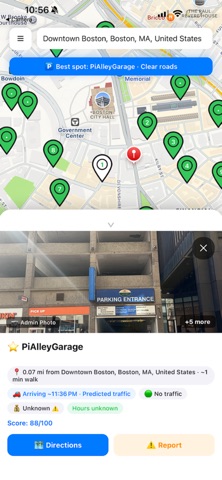 END2END Smart Parking iPhone screenshot