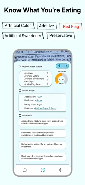 Keru - Food & Cosmetic Scanner screenshot 4
